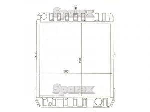 Radiator Tractor Case International 956