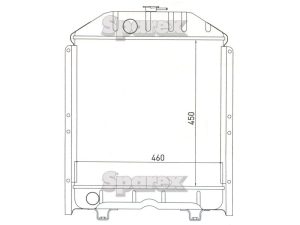 Radiator Tractor Fiat 540