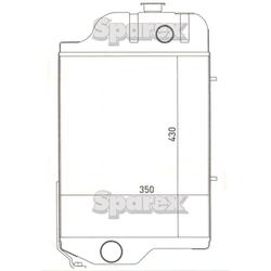 Radiator Tractor John Deere 2240 Radiator Tractor John Deere 2240