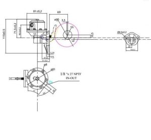Pompa alimentare motorina John Deere 6300