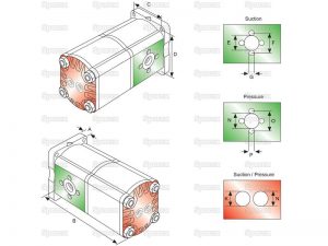 Pompa hidraulica Case IH 540