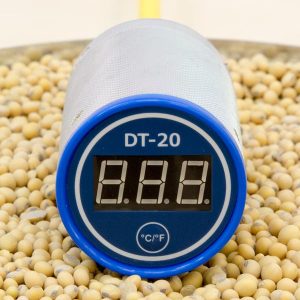 Ecran oprit sonda masurare temperatura cerealelor