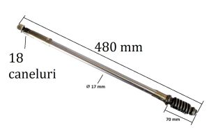 Arbore coloana directie Kubota B6000_1