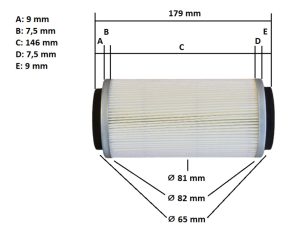 Filtru aer Kubota A15