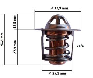 Termostat Kubota D850