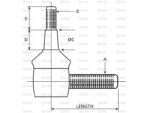 Cap bara Deutz-Fahr - Sparex 34624 k - imagine 2