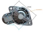 Electromotor Iseki TX1300, TX1500, Mitsubishi D1300, D1500 - cod 1 - imagine 3
