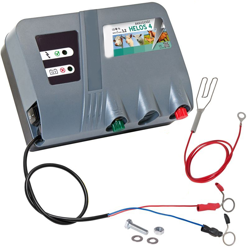 Pachet Gard electric Helos 4 alimentare 12V