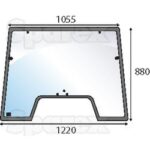 Parbriz Tractor Case IH / Ford New Holland / Steyr - Sparex 100575