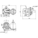 Pompa Alimentare David Brown - cod Sparex 63033k - imagine 2