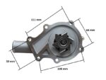 Pompa apa Kubota - cod A15 - imagine 3