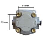 Pompa hidraulica Iseki, Hinomoto, Kubota, Massey Ferguson, Yanmar - cod 2 cilindri - imagine 9