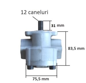 Pompa hidraulica Iseki, Kubota, Massey Ferguson, Mitsubishi, Yanmar, Satoh - Sparex 43780 1 Pompa-Hidraulica-Mitsubishi-st2340