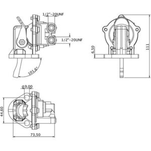 Pompa Alimentare Massey Ferguson, Perkins - cod Sparex 42949k 1 Pompa alimentare Perkins A4.107
