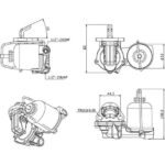 Pompa alimentare motorina Massey Ferguson 135