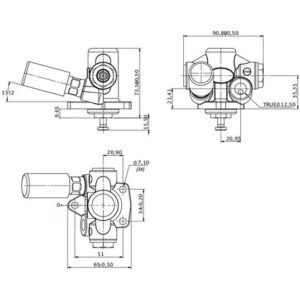 Pompa Alimentare Massey Ferguson, Valmet Valtra - cod Sparex 112385 k 1 Pompa alimentare motorina Steyr 667