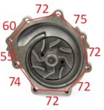 Pompa apa Ford New Holland - Sparex 65019 - imagine 2