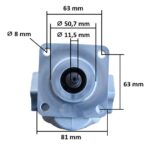 Pompa hidraulica Yanmar T1 - imagine 2
