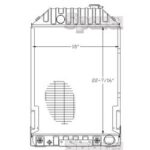 Radiator Ford New Holland - Sparex 73894 k - imagine 3