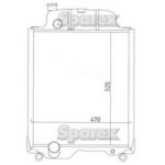 Radiator John Deere - Sparex 61540 k - imagine 3