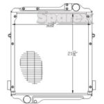 Radiator tractor Massey Ferguson - Sparex 73887 - imagine 3