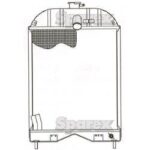 Radiator tractor Massey Ferguson - Sparex 42410 - imagine 3