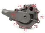 Pompa apa Ford New Holland - Sparex 65016 - imagine 2