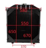 Radiator Fiat - Sparex 107418 k - imagine 3