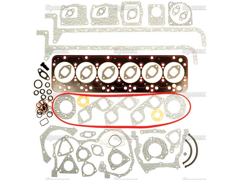 Set garnituri superioare inferioare Fiat - Sparex 62109